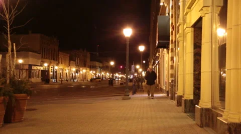 Walking Downtown Video stock 64359349