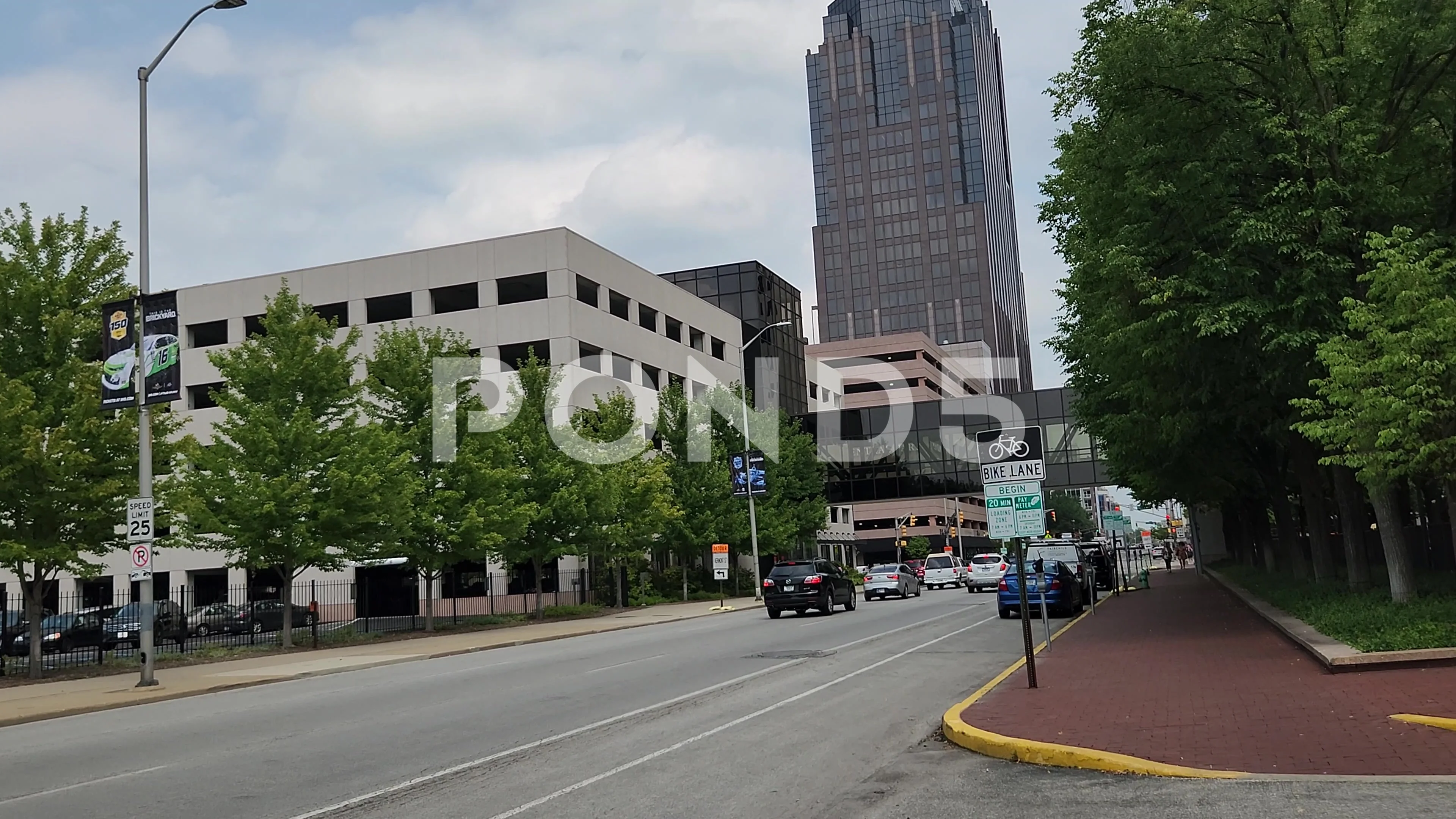 Walking Downtown Indianapolis Indiana Street