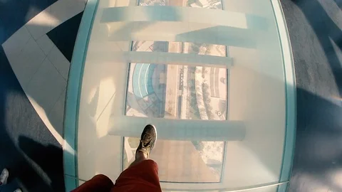 WALKING IN DUBAI FRAME Video stock 101622253