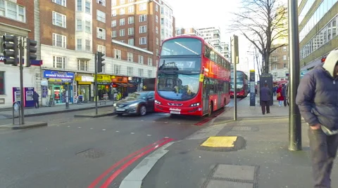 Walking in Edgware road Stock Footage 58801706