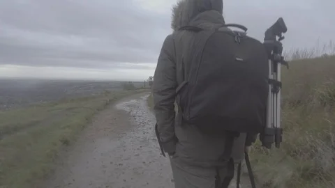Walking in the english autumn.. Stock Footage