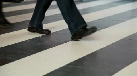 Walking feet Stock Footage 22386381