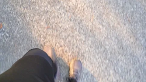 Walking feet Stock Footage 165625332