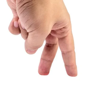 Walking fingers Stock Photos
