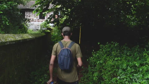 Walking for fishing Stock Footage 159611702
