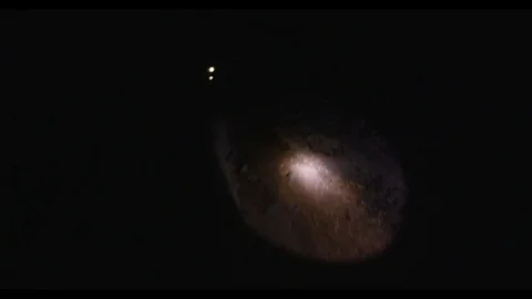 Walking With Flashlight Stock Footage 78758491