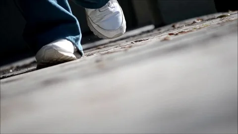 Walking Stock Footage 77998696