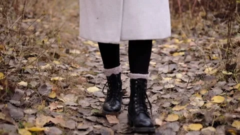 Walking in the forest Stock Footage 157278305