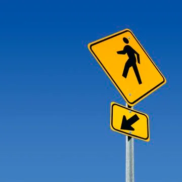 Walking here Stock Photos