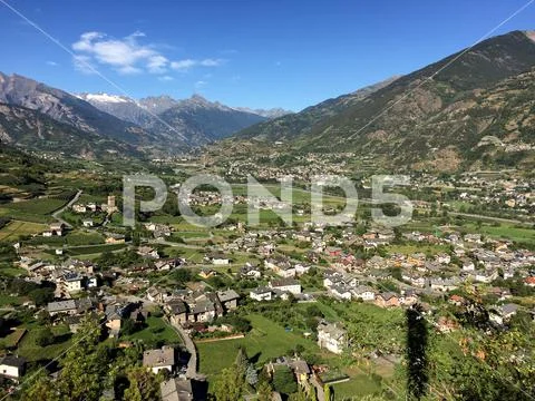 Walking in the Italian Alps Stock Photos