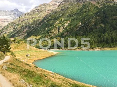 Walking in the Italian Alps Stock Photos