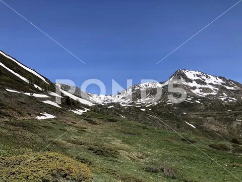 Walking in the Italian Alps Stock Photos