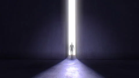Walking Into The Light 01 Stock Footage 241021324