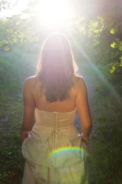 Walking into the Light Stock Photos