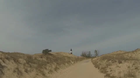 Walking to the Lighthouse, Version #4 Stock Footage 24152412