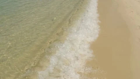 Walking Looking At Waves Stock Footage 144589362