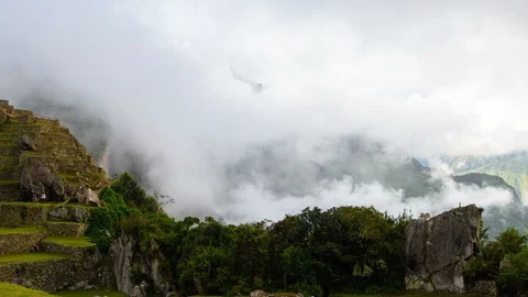 Walking in Machu Picchu Stock Footage 96808343