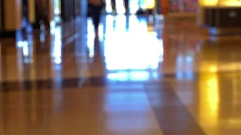 Walking In The Mall Video stock 80969576