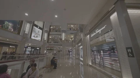 Walking from the mall Stock Footage 95165239