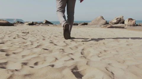 Walking man Stock Footage 36691889