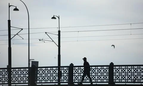 Walking man Stock Photos