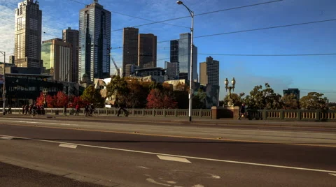 Walking in Melbourne Stock Footage 50459968