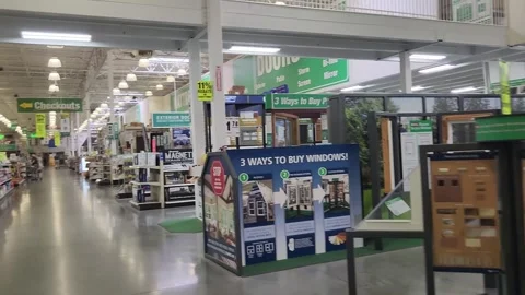 Walking Menards Retailer Store Vidéo 244944463
