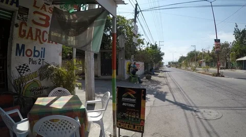 Walking on the Mexican Street Stock Footage 86362944