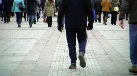 Walking in Moscow Stock Footage 44821451