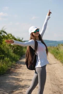 Walking is the most natural exercise. Fotos de archivo