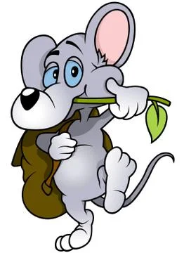 Walking Mouse Stock Illustration