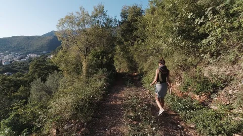 Walking in the nature 動画素材 129243089