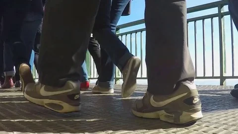 Walking Near The Clouds Stock Footage 76183539