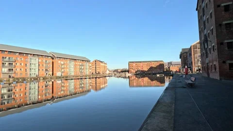 Walking near the docks Stock Footage 229124798
