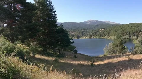  Walking next to a lake Stock Footage 319070481
