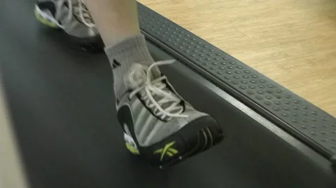 Walking OnTreadmill2 Stock Footage 17581970