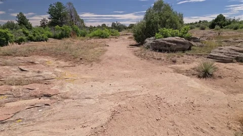 Walking Into An Open Space Stock Footage 282663937