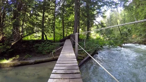 Walking Over Creek Vidéo 77740586