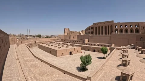 Walking Pan Inside Herat Citadel, Afghanistan Stock Footage 339303187