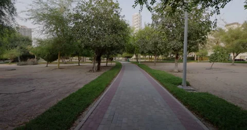 Walking in the park 01 Stock Footage 256594129