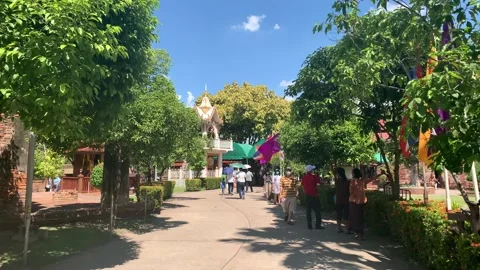 Walking in a park during Covid time Stock Footage 192311008