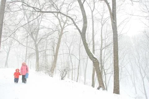 Walking in a park Stock Photos