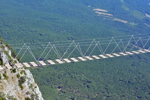 A walking path in the mountains Stock Photos