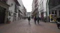 Walking on a pedestrian street in Quito, Ecuador 4k or 4k+ Resolution