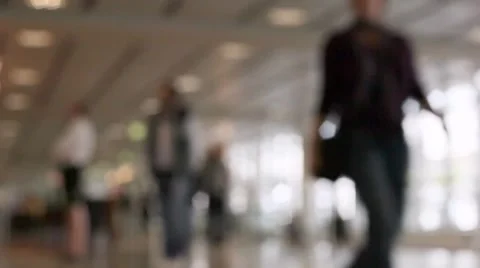 Walking people blurry Stock Footage 7307260