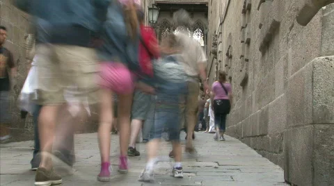 Walking people Stock Footage 502378