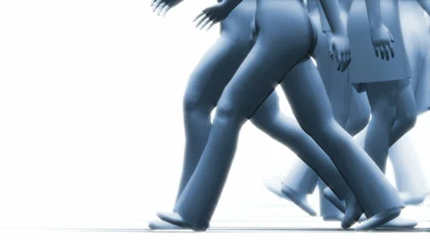 Walking peoples Stock-Footage 32253174