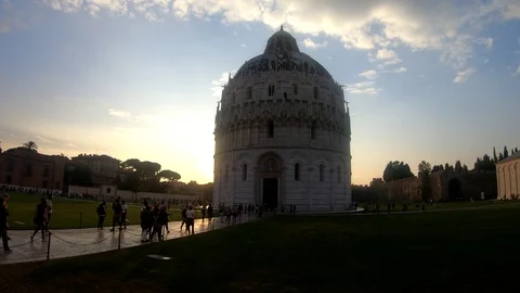 Walking in Pisa Stock Footage 100500853