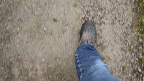 Walking POV Stockbeeldmateriaal 341124731