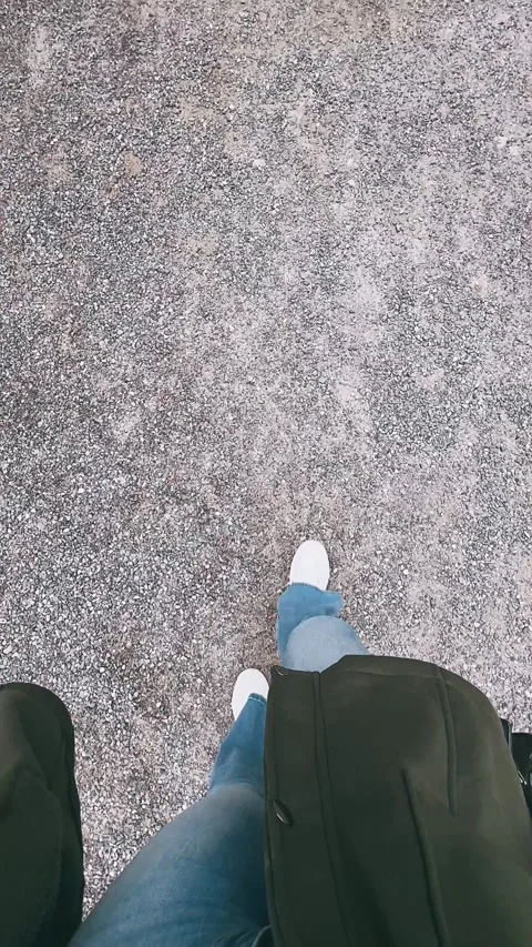 Walking, pov, point of view, looking down, beach, bottle, sand, Stock Footage 257628187